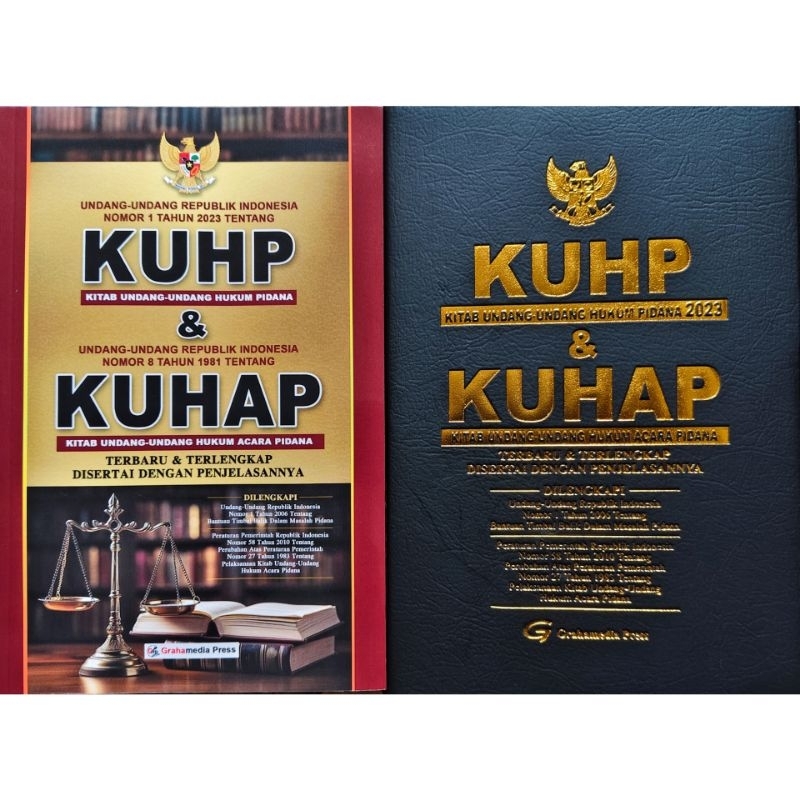 KUHP 2023 & KUHAP Terbaru | Pidana & Acara Pidana
