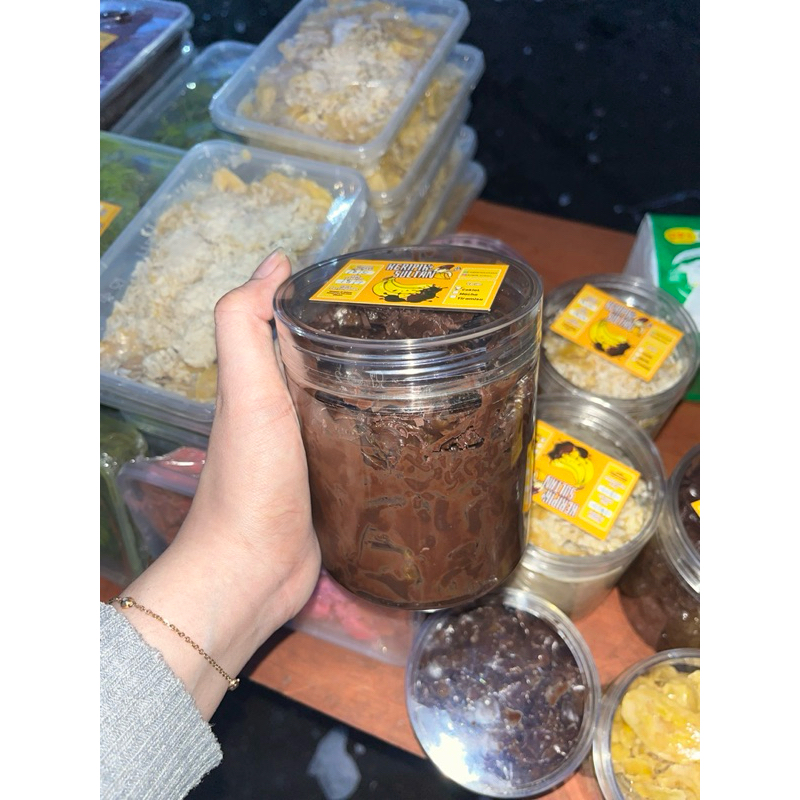 

Kripik pisang coklat lumer 200gr 1pcs