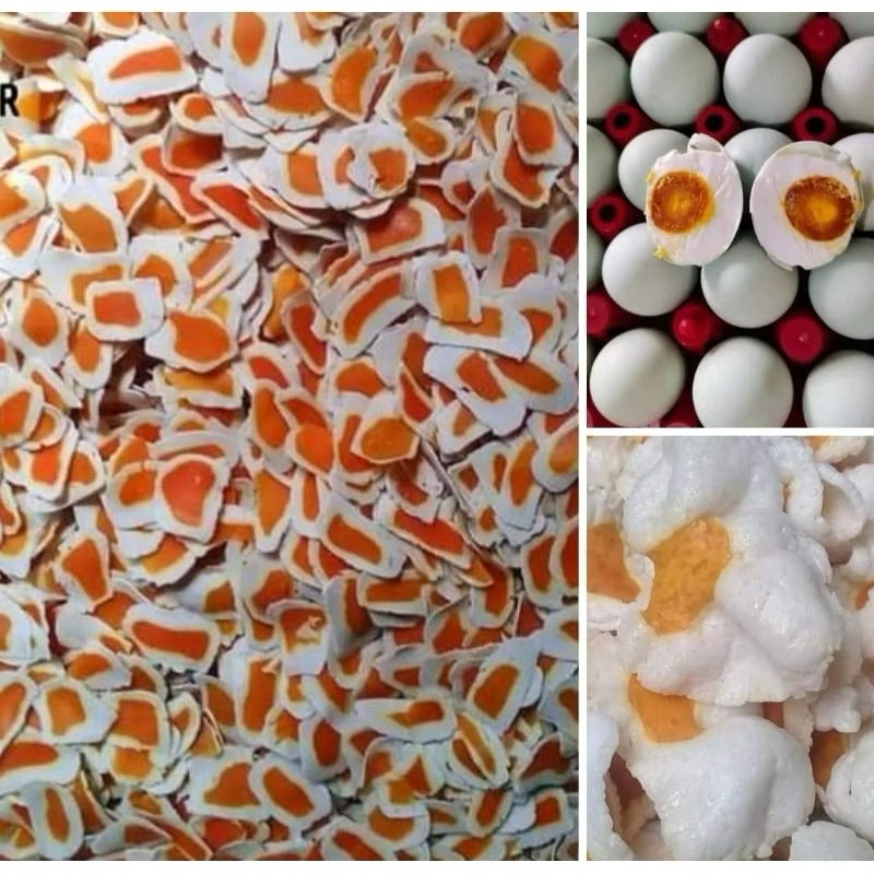 

kerupuktelur asin matang