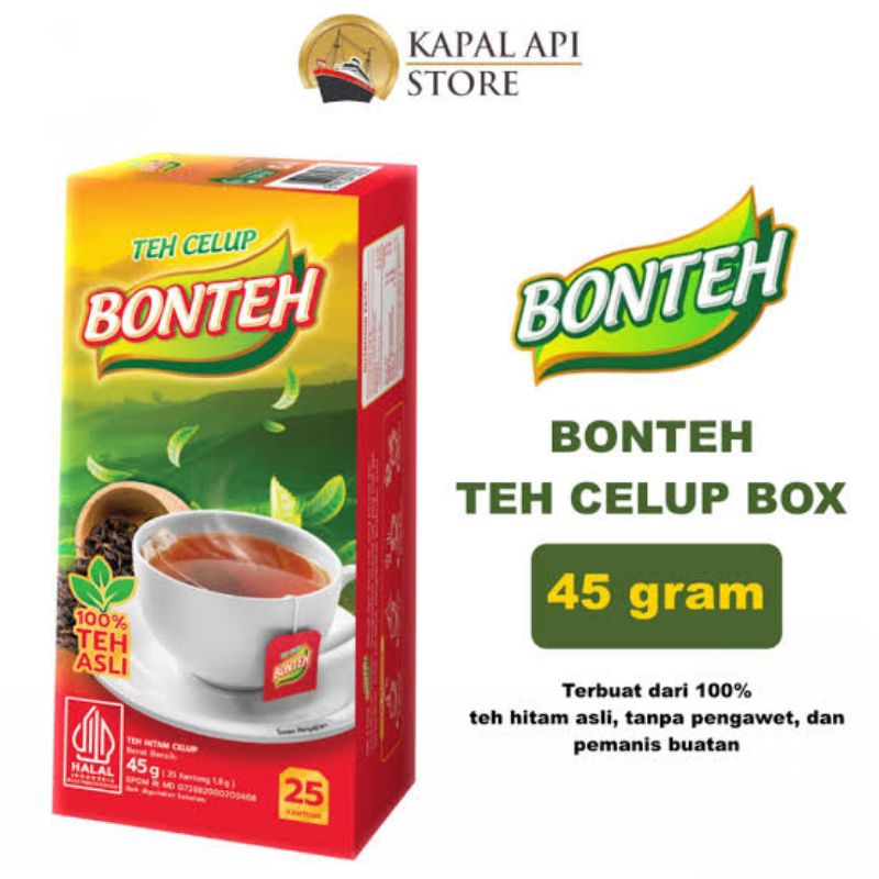

BONTEH Teh Celup 1 box 25 kantong