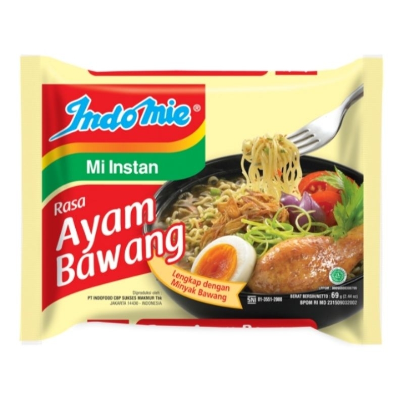 

Indomie Mi Instan Ayam Bawang 69 g