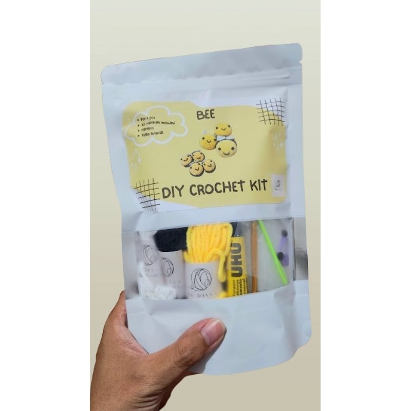 DIY Crochet Kit Bee ○ DIY Merajut Boneka Lebah