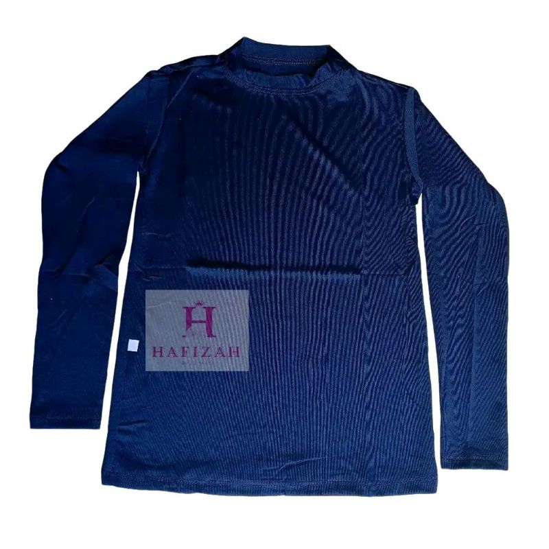 HAFIZAH Manset Kaos Spandex Jersey Resleting Belakang Baju Kebaya Melar Nyaman Fleksibel