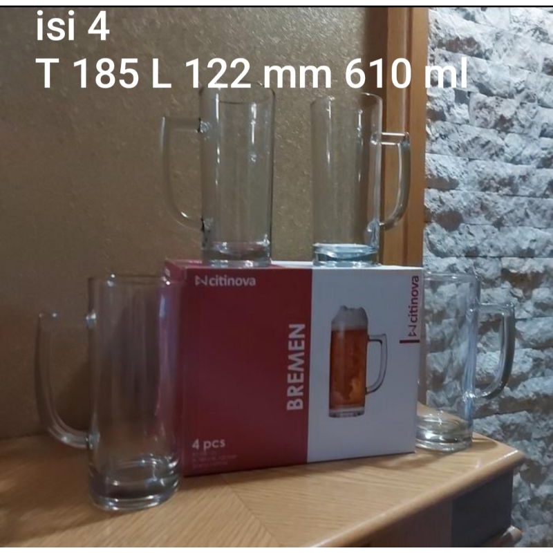 Gelas beling CITINOVA / Gelas kaca CITINOVA