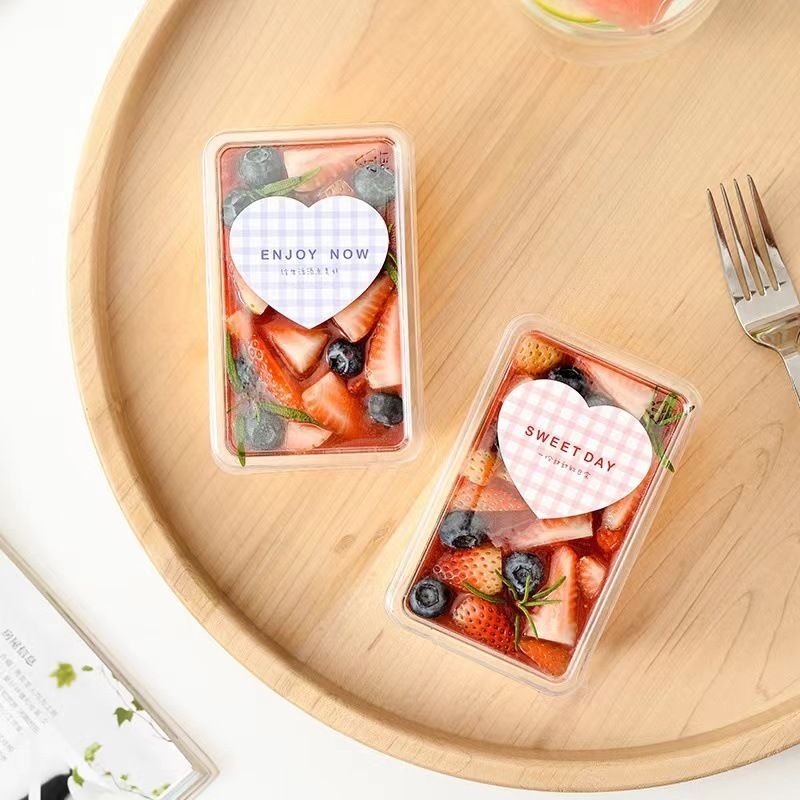 10pca korean dessert box 250ml mika box dessert kotak tiramisu dessert