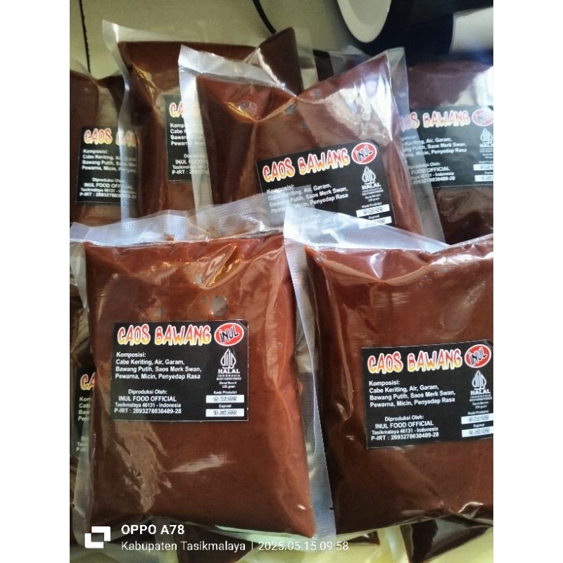 

Caos bawang khas tasik 500 gr