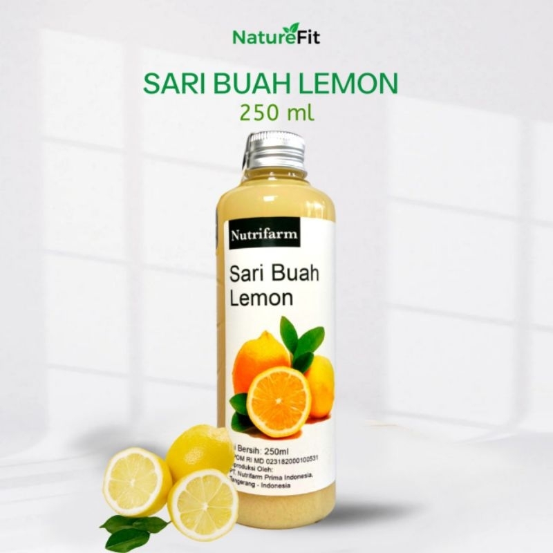 

Sari Lemon Murni Asli 100% untuk Diet Tanpa Campuran 250ml