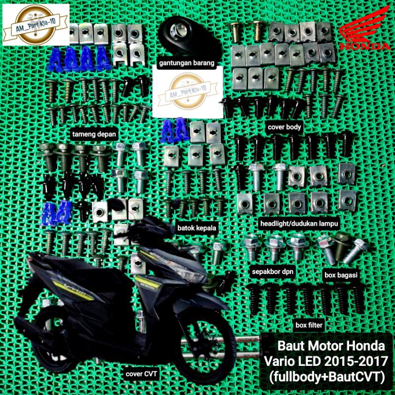 BAUT BODY VARIO LED 125/150-BAUT BODY FULLSET HONDA VARIO LED 125/150 VARIO TECKNO LED 2015-2018