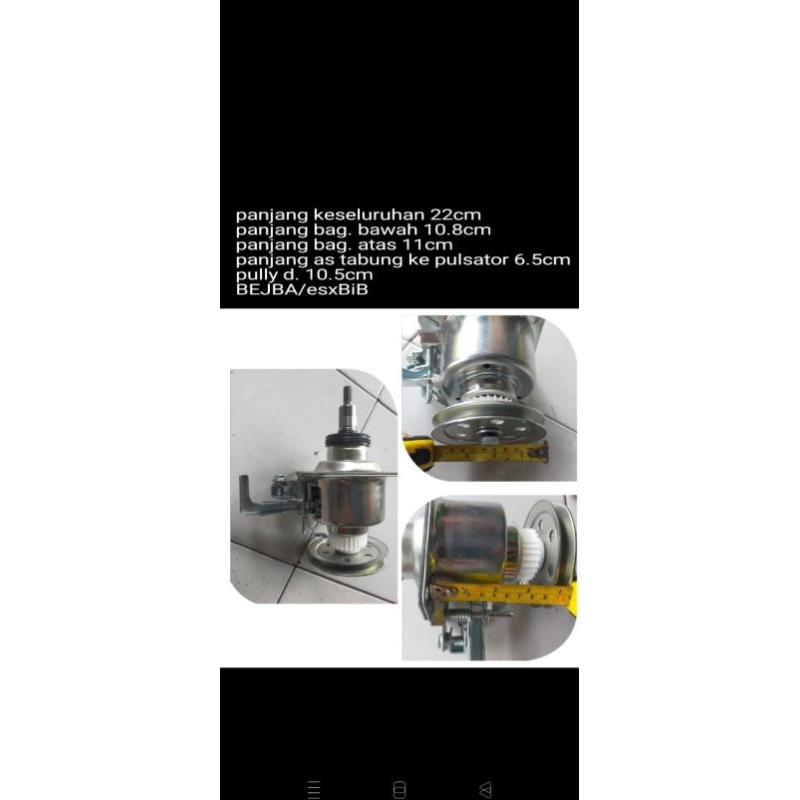 gearbox gear box girbox girbok mesin cuci Sharp es g876p gy 7kg