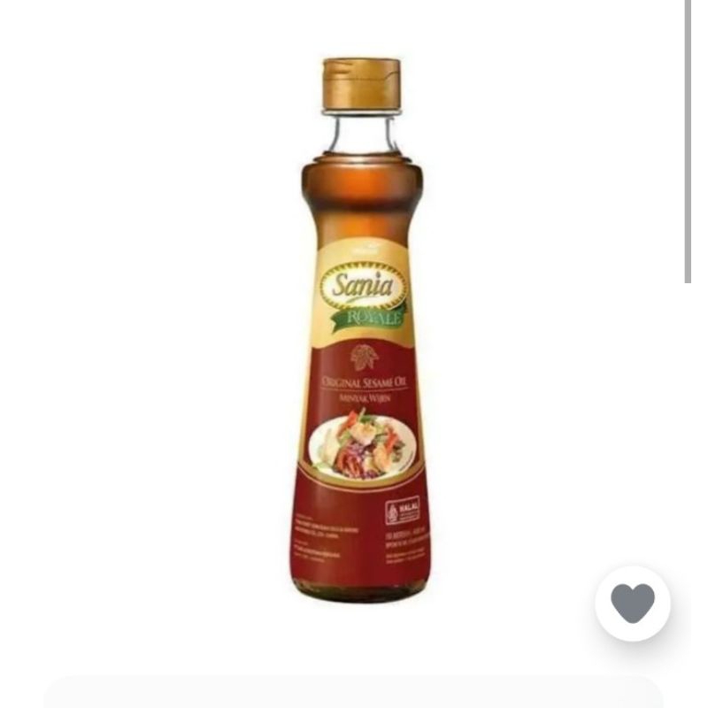 

sania royale sesame oil 400ml