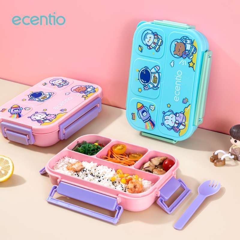Ecentio Lunch Box Anak Anti Tumpah 1000ml BPA Free