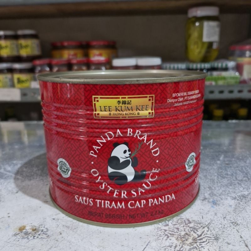 

RB LKK saus tiram KALENG cap panda / oyster sauce / LEE KUM KEE 2,2 kg / HAO JIU / HAOJIU / Saus