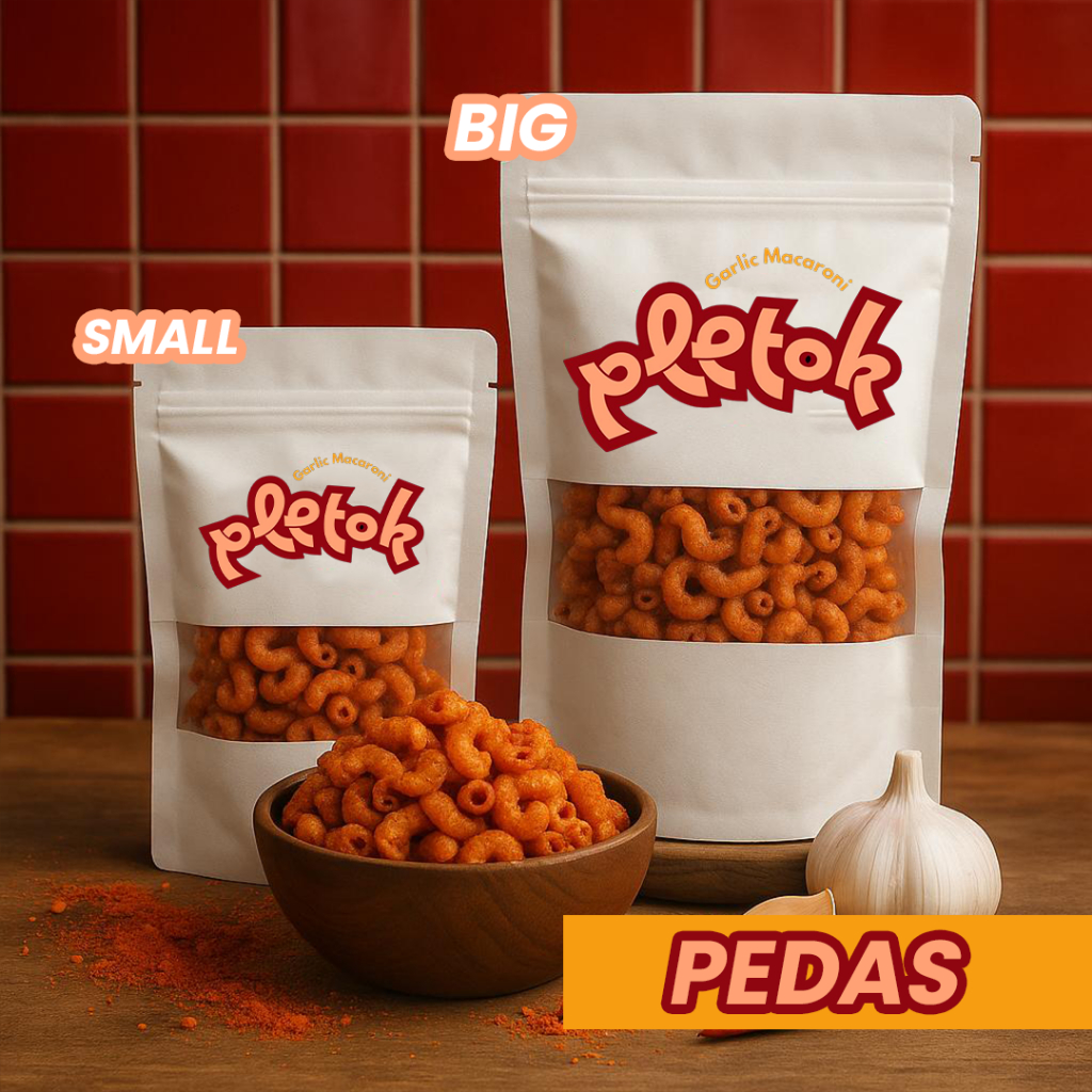 

PLETOK SNACK | Camilan Pedas Viral! Makaroni Bantet Rasa Pedas 100g / 300g | Camilan Renyah, Gurih dan nikmat