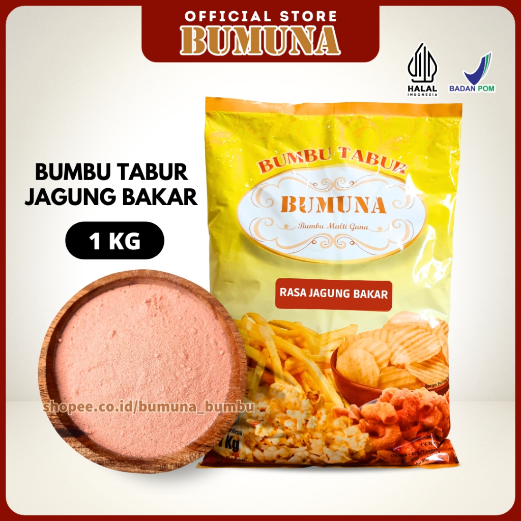 

Bumbu Tabur Jagung Bakar 1Kg BUMUNA - Bumbu Cemilan Snack Kripik
