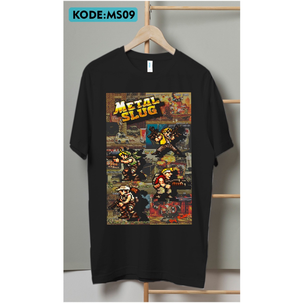 Kaos metal slug game jadul tshirt katun premium ms9