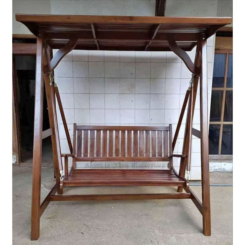 Ayunan kayu jati Jepara