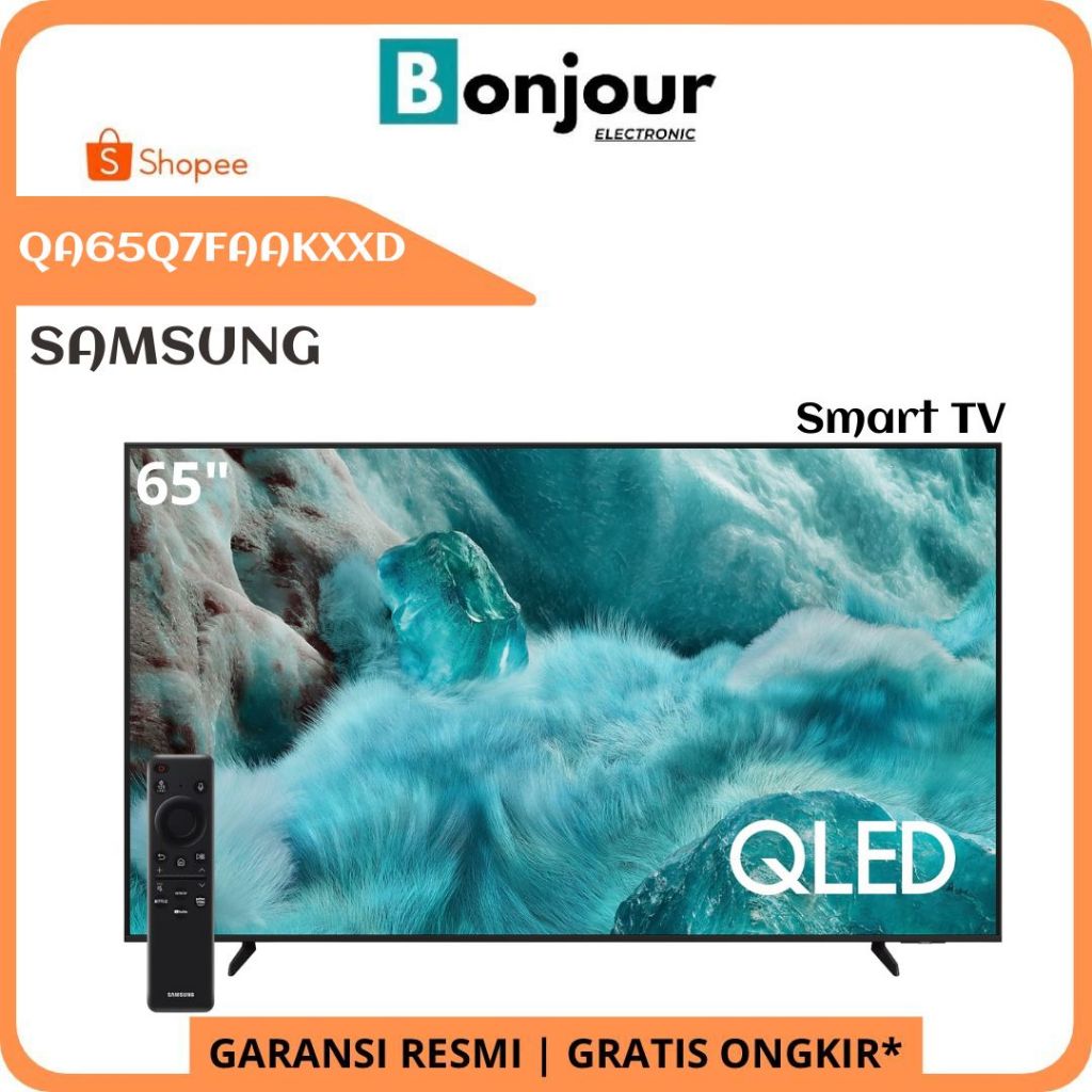 QLED TV Samsung QA65Q7FAAKXXD Smart Tv 65 Inch Samsung 65Q7F 4K UHD QLED