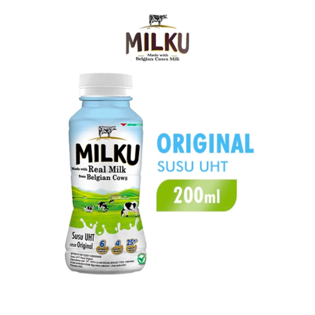 

Milku Susu UHT Original 200 ml