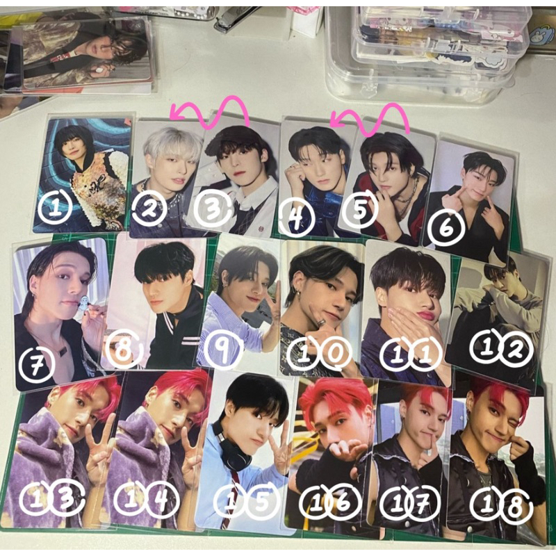 PHOTOCARD OFFICIAL ATEEZ SAN WOOYOUNG SEONGHWA MINGI YUNHO LIMITLESS NACIFIC ANITEZ BIRTHDAY GOLDEN 