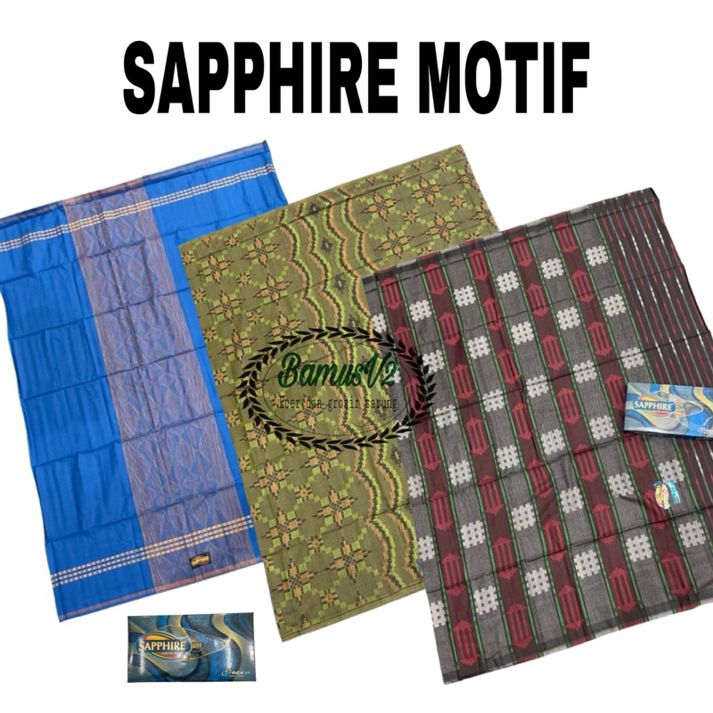 Sarung Sapphire MOTIF (PWG, SAVANNAH, MOZAIK)