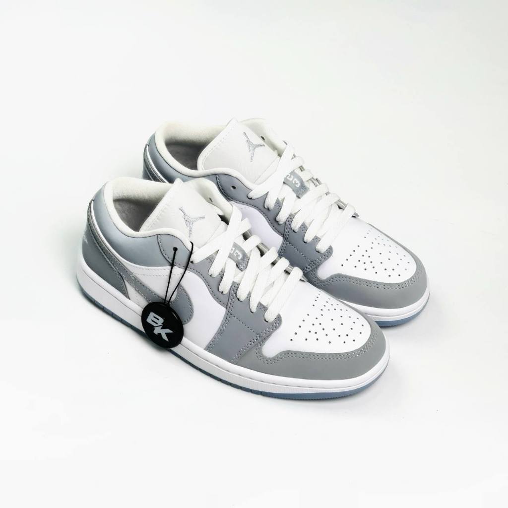 AIR JORDAN 1 LOW WOLF GREY  100% ORIGINAL