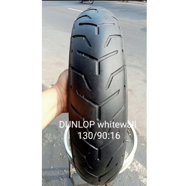 DUNLOP WHITEWALL 130/90:16
