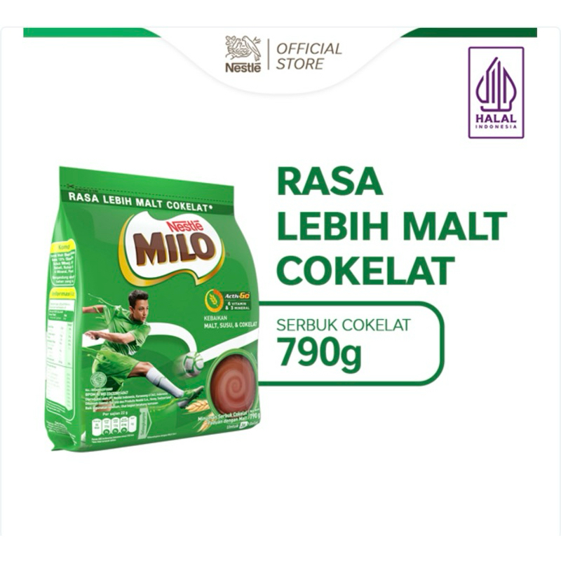 

MILO ACTIV-GO SUSU COKLAT POUCH 790 GR