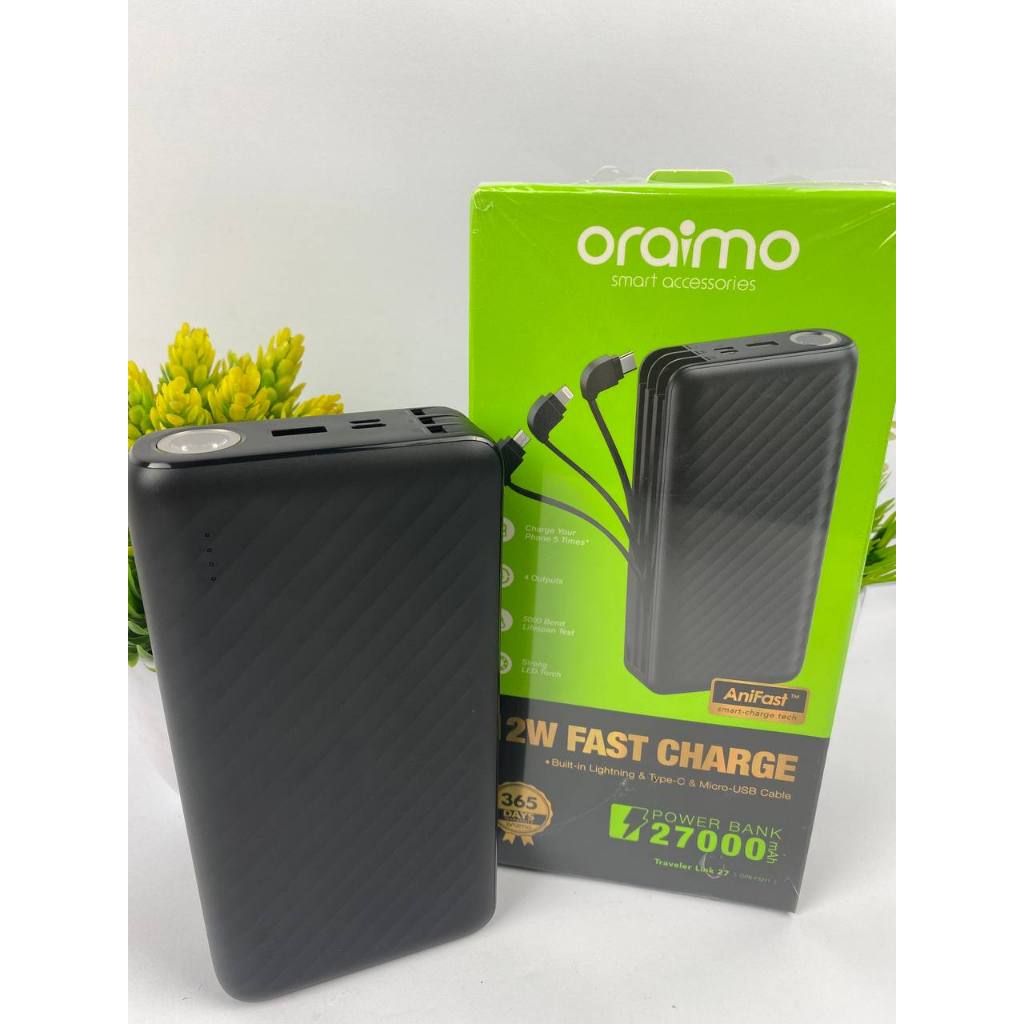 POWERBANK ORAIMO 27000 mAh FAST CHARGING 12W OPB-P5271 ORIGINAL