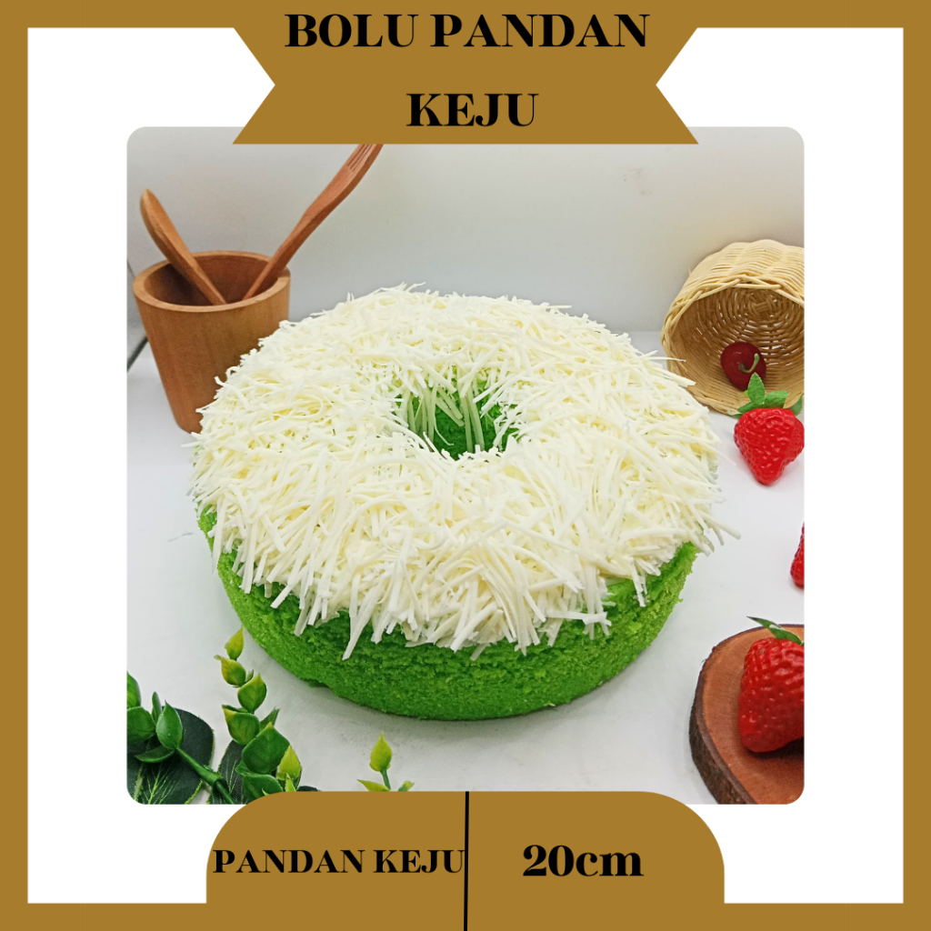 

Kue Bolu / Cake / Bolu Pandan / Pandan Keju / Bolu Kukus / Pandan