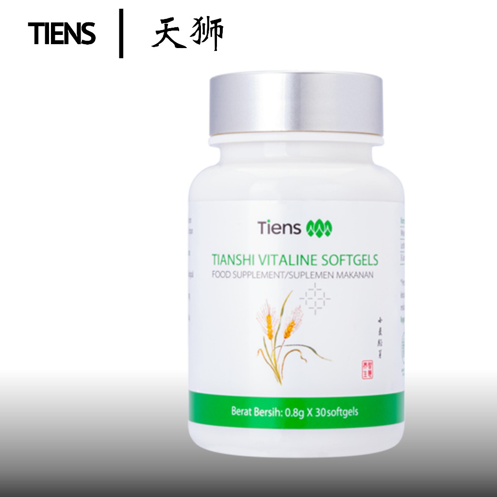 Vitaline Softgel Tiens Original 30 Kapsul – Suplemen Vitamin E untuk Kulit, Vertigo, Sakit Kepala, K