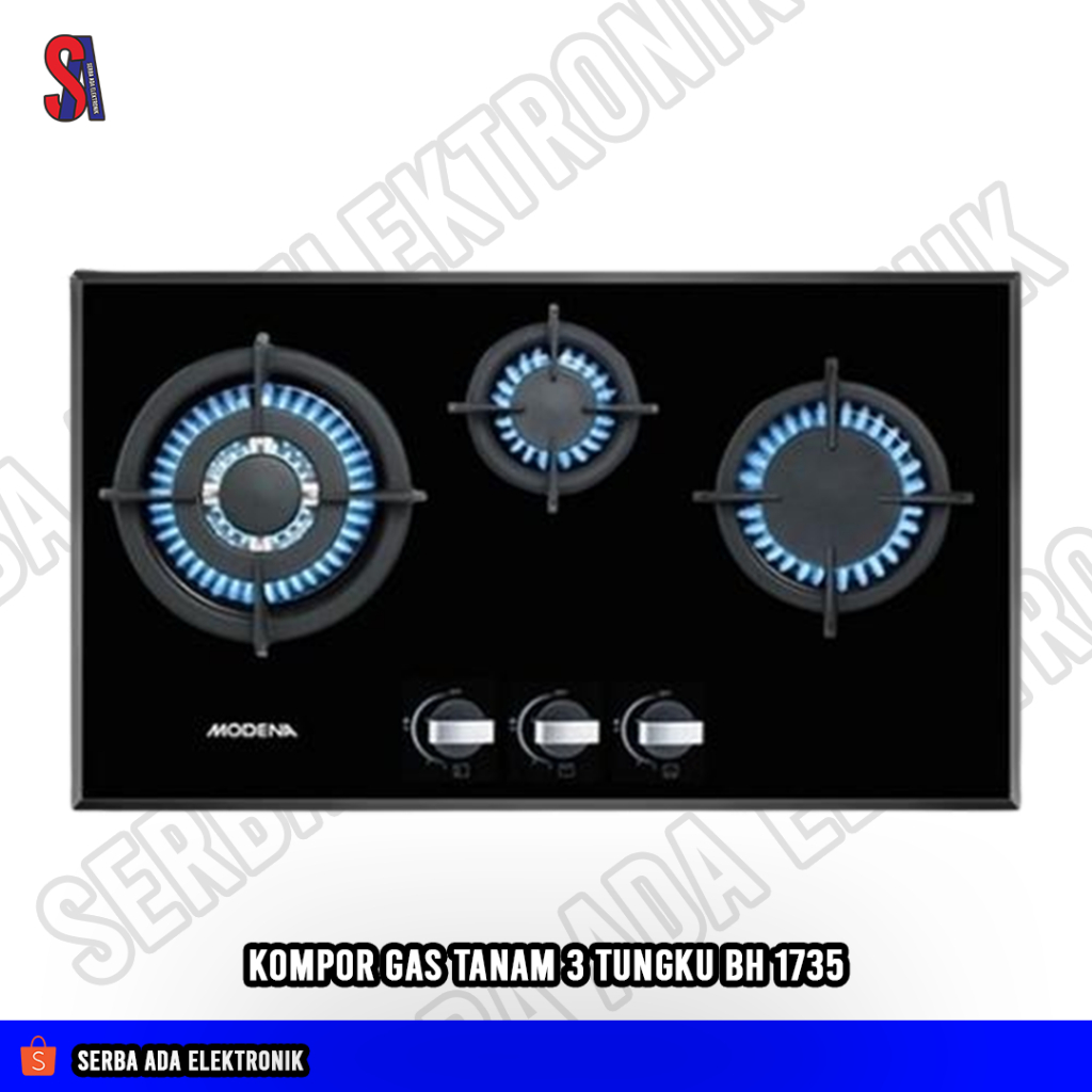 Kompor Gas Tanam 3 Tungku BH 1735