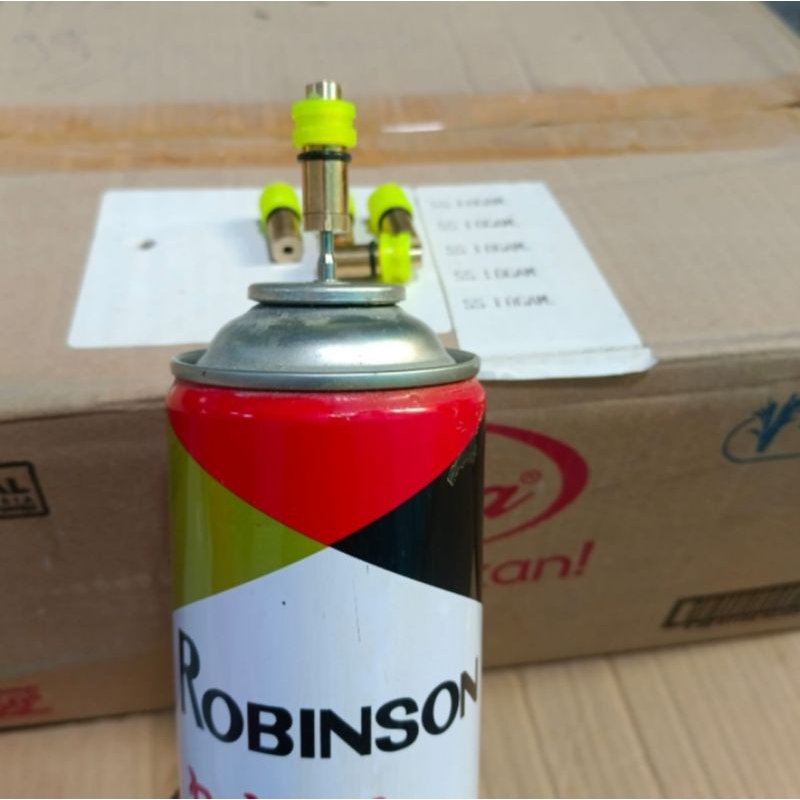 Alat isi ulang Gas kaleng refil korek Robinson Tokai dari Gas melon 3Kg