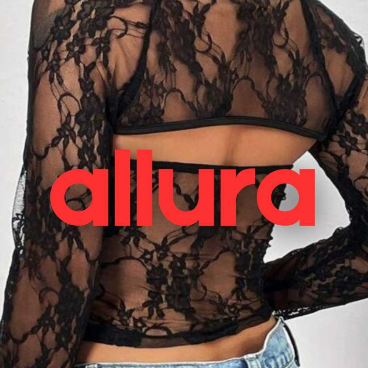ALLURA MESH TOP | Lace Long Sleeve | atasan tangan panjang brukat