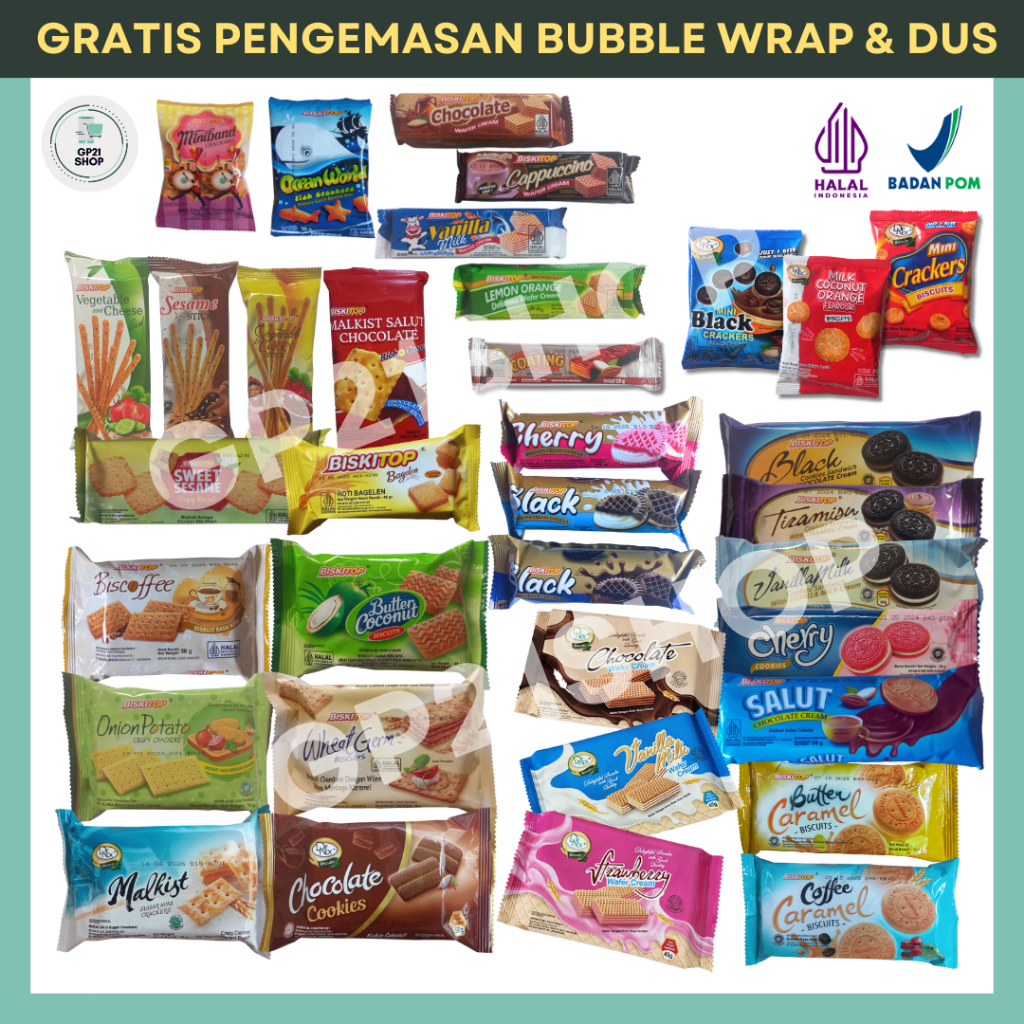 Biskitop / Denex Biskuit Harga 1000 / 2000-an - Aneka Snack Cemilan Jajan Murah Enak