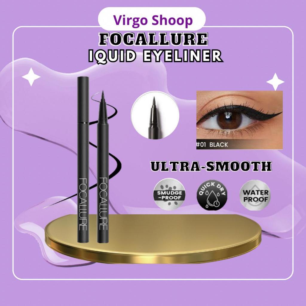❤️VIRGO❤️ FOCALLURE Tahan air Black Liquid Eyeliner Pensil Virgo Shoop