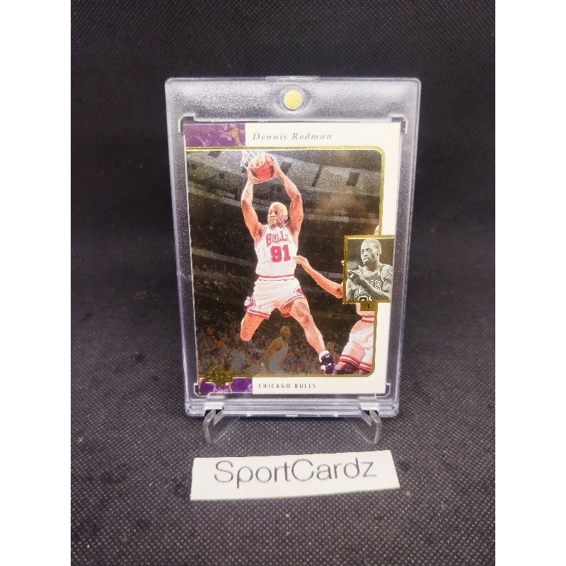 Kartu Basketball NBA 1995-95 Upper Deck SP Dennis Rodman Chicago Bulls #22 (dpt tip loader)