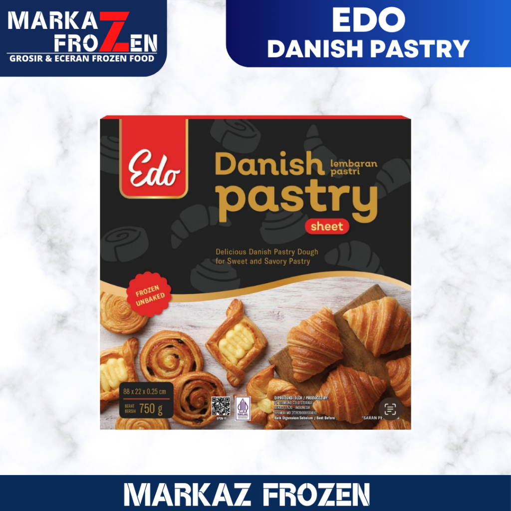 

EDO DANISH PASTRY SHEET 750GR