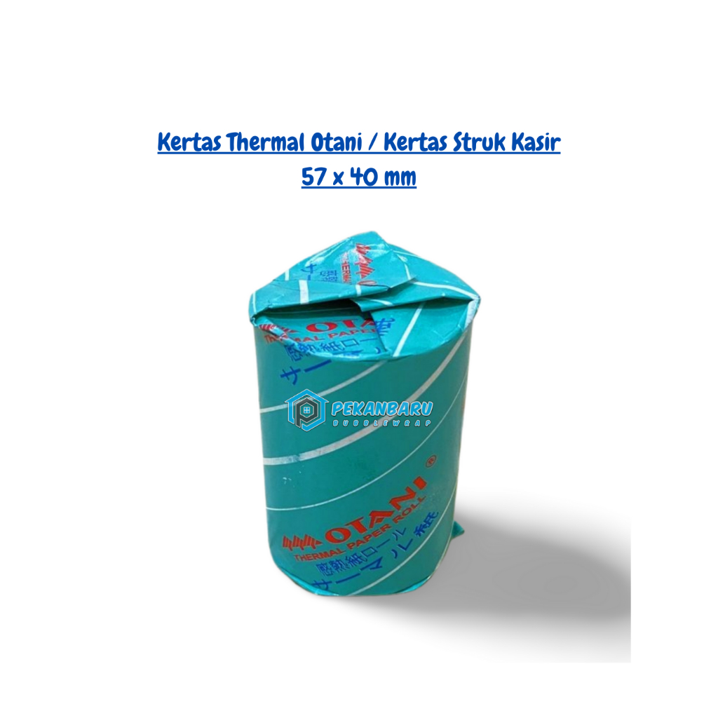 

Thermal Paper Roll Otani Black 57 x 40 - Kertas Struk Kasir Hitam 57 x 40