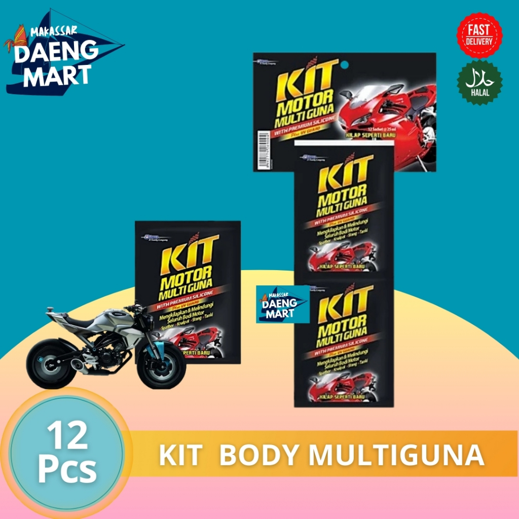 Kit Motor MultiGuna Sachet 25ml Renceng / Kit Poles Multiguna / kit pengkilap motor