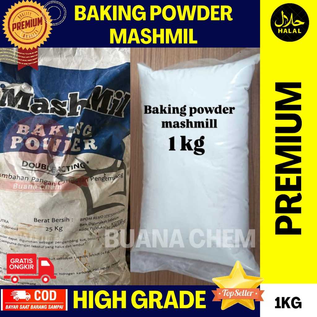

BAKING POWDER MASHMILL bubuk pengembang premium