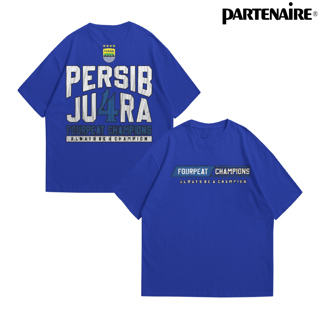 Kaos Oversize PERSIB Forpeat Champion | Blue Addict 33