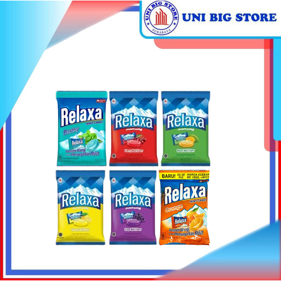 

Relaxa Permen Wangi Barley | Cherry | Mango | Lemon Mint 125 gr Candy