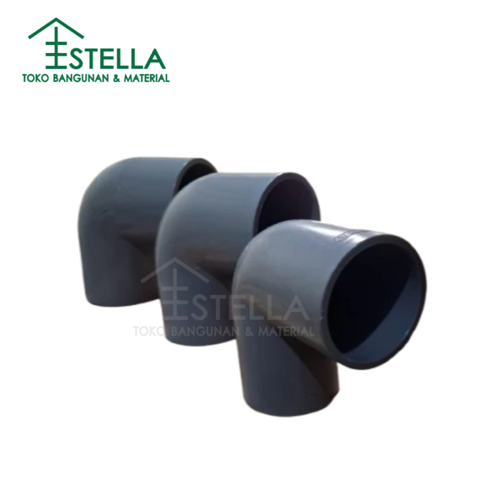 Keni Aw Rucika/Knee Aw /Elbow  Rucika/ambungan Pipa PVC Knee Rucika / Knie/ Elbow / L Rucika