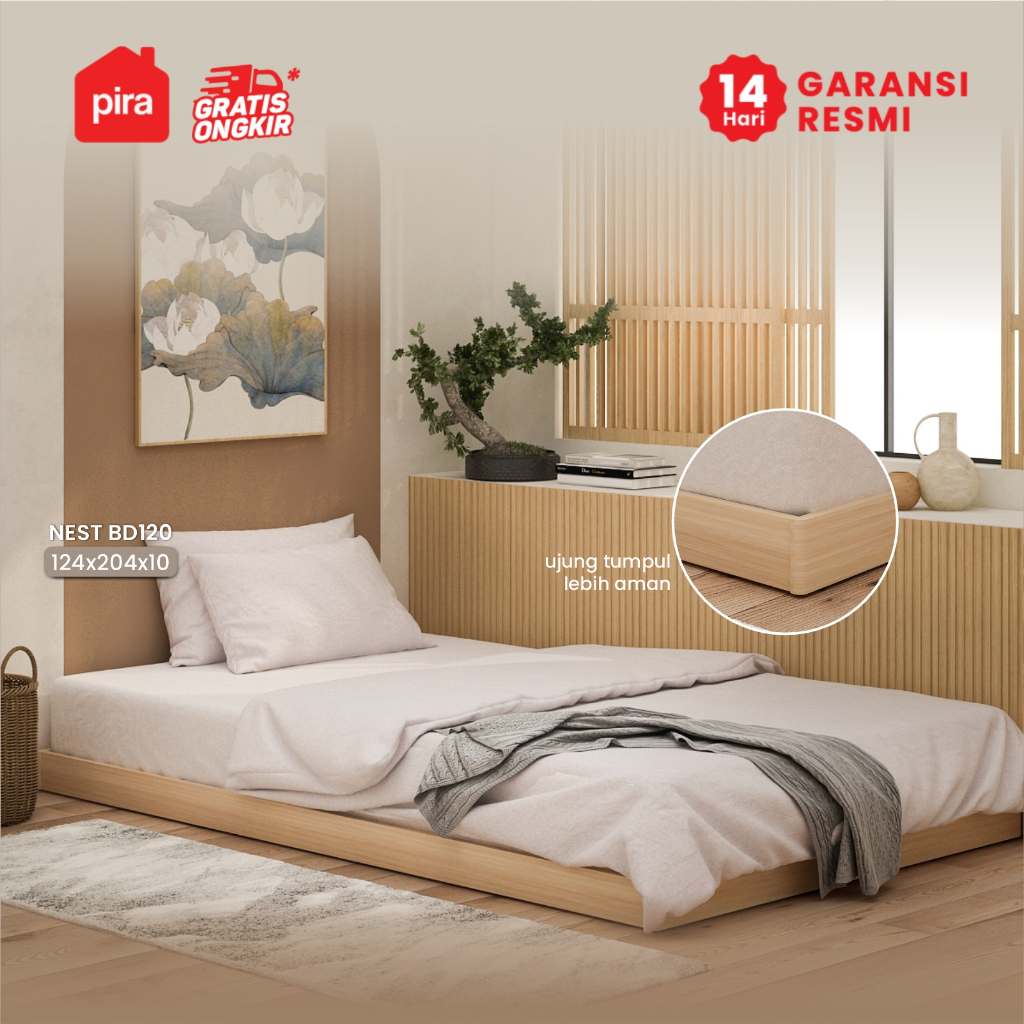 Pira - Nest BD120 Dipan Lesehan / Alas Tempat Tidur / Tatakan Dipan / Ranjang
