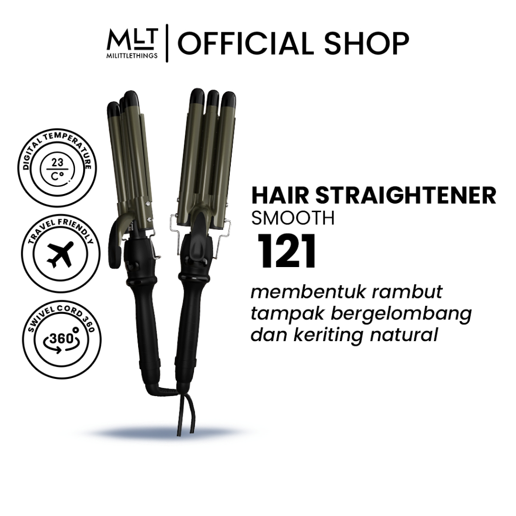 Milittle Things 121 Glamorous Wavy Hair - Catokan Rambut