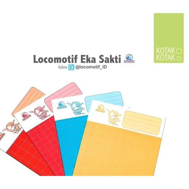

Buku Tulis Kotak Kotak BESAR 38 Lembar Locomotif Harga Per Pcs