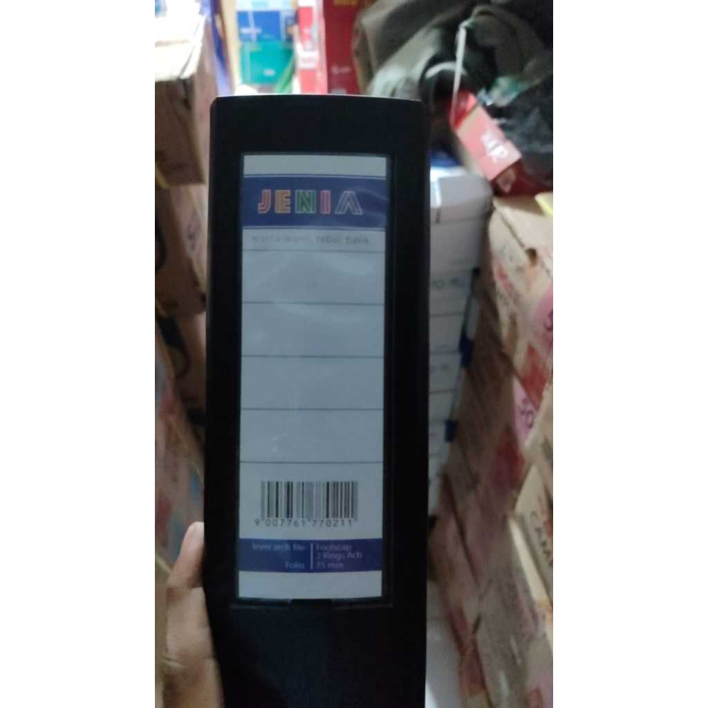 

Ordner Jenia Lever Arch File Folio – Ring File Tuas – Ukuran F4