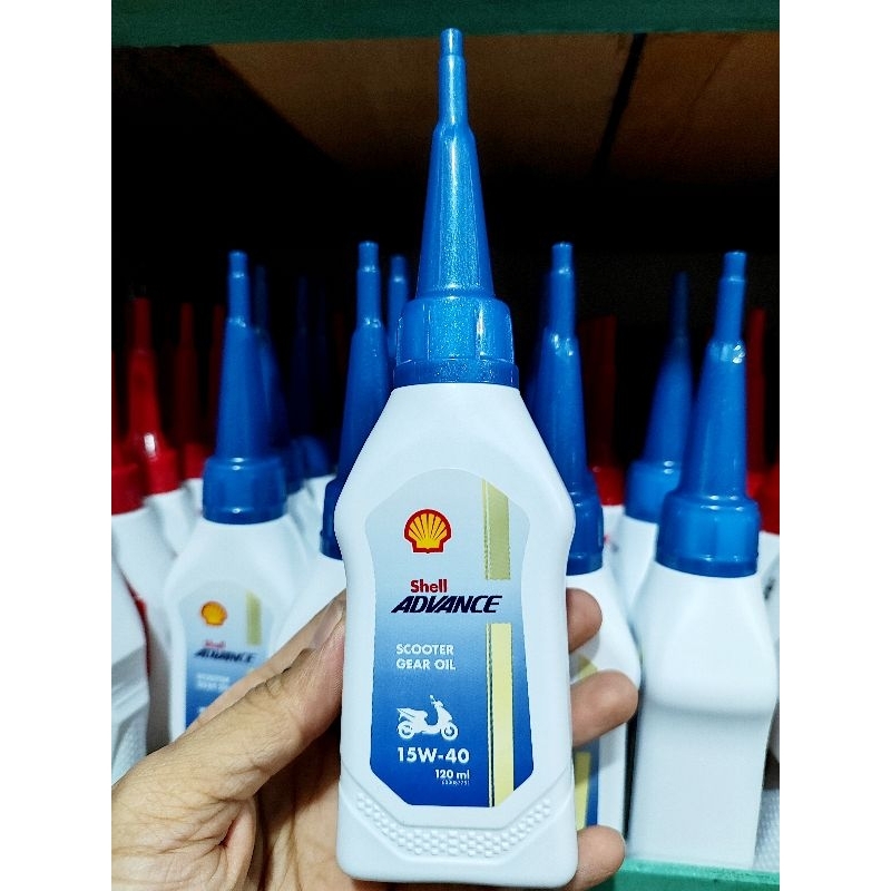 Oli Gardan Gear Scooter Matic Shell Advance 15W-40 120ml cocok semua motor Matic