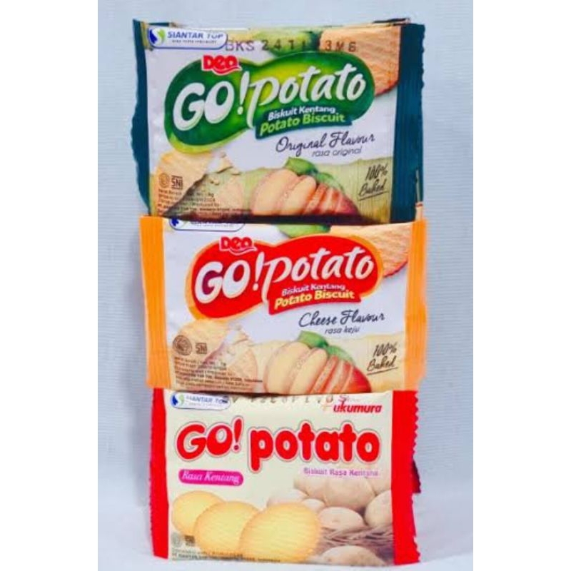 

GO! potato Renceng-netto 20pcs x 10 gr/go potato renceng