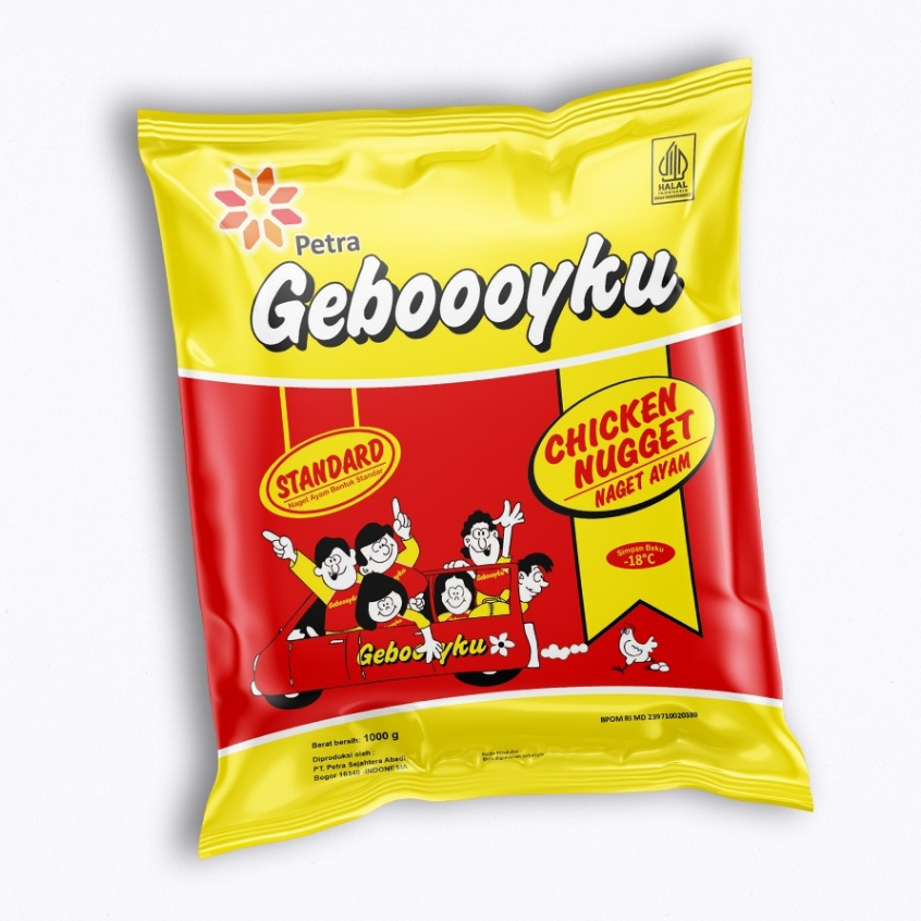 

GEBOOOYKU Chicken Nugget 1 Kg - Nugget Ayam